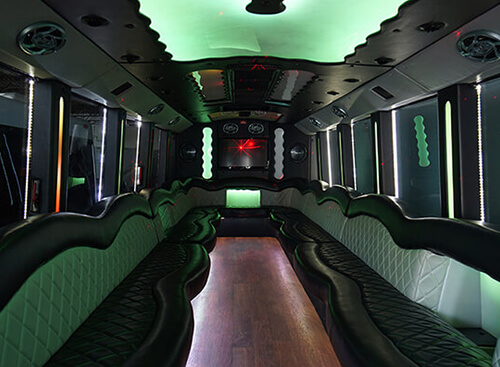 party bus interior